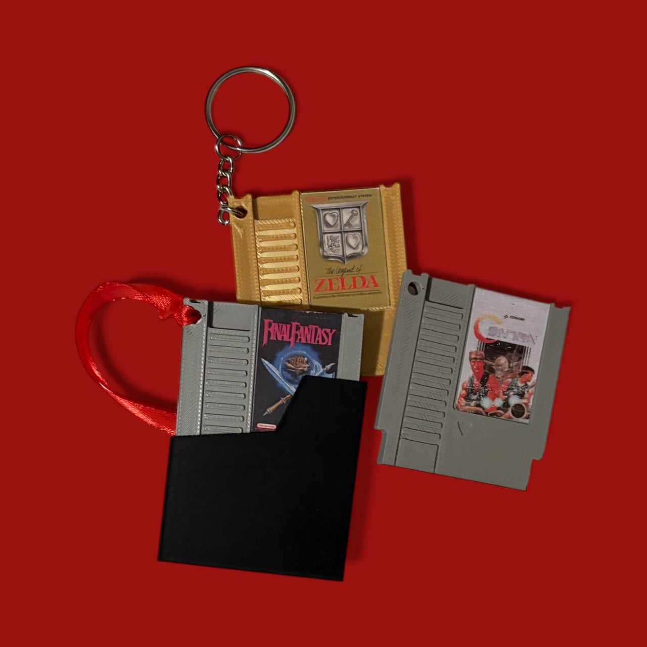 Holiday NES Cartridge Ornaments