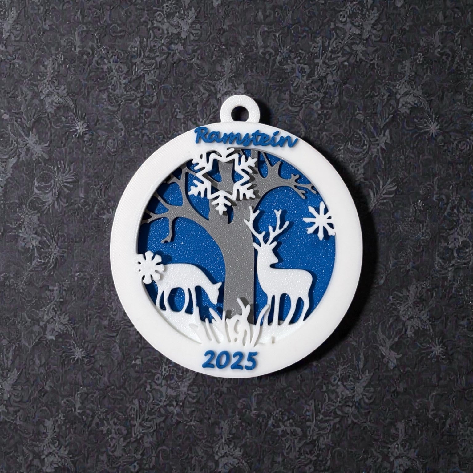 Ramstein 2025 Winter Deer Ornament