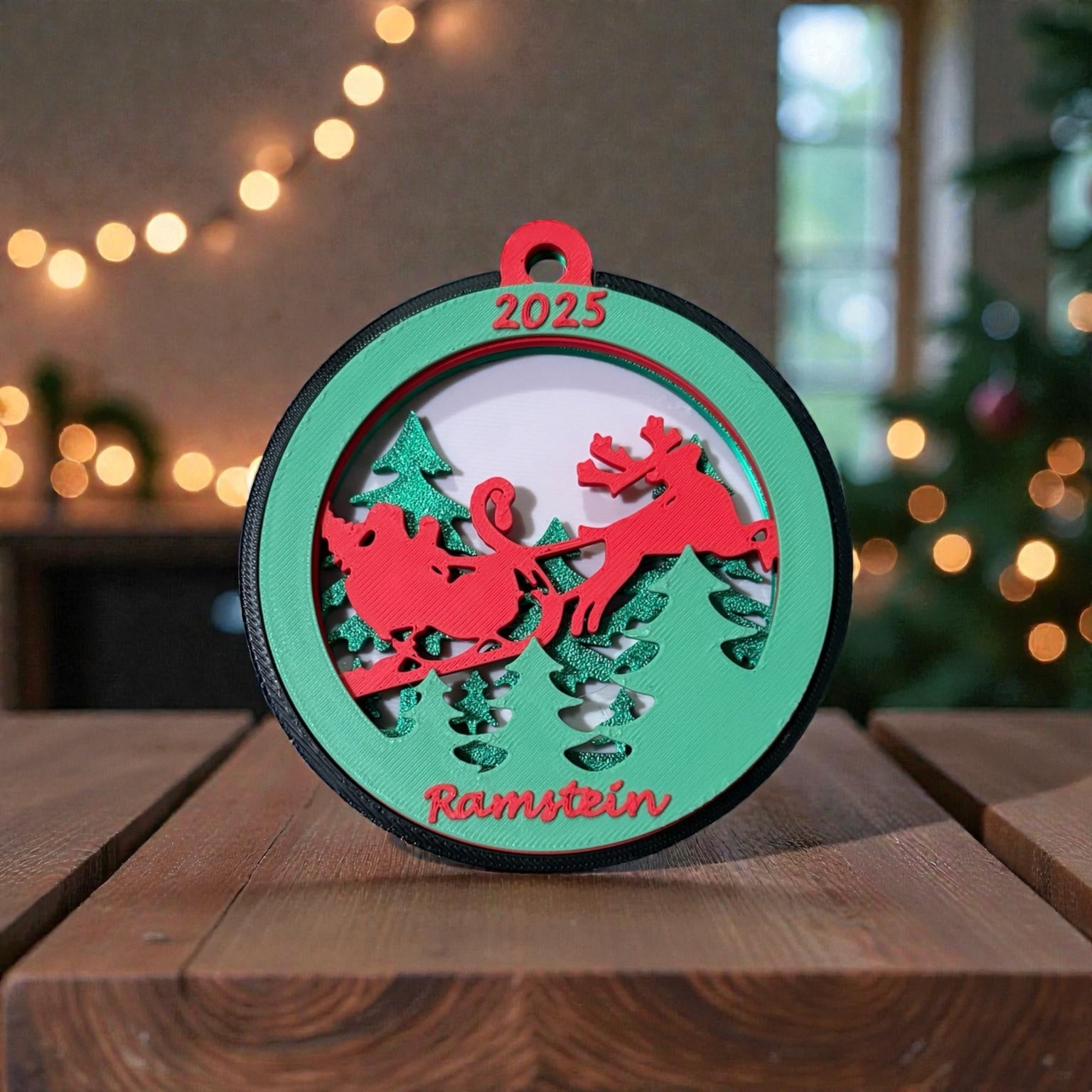 Ramstein 2025 Santa Ornament